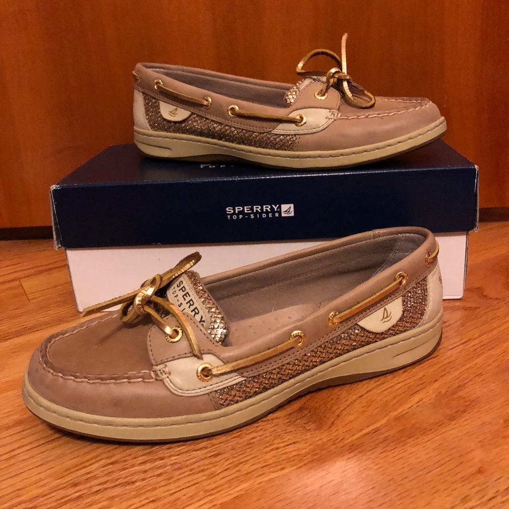 Sperry Topsider Gold Angelfish Boat Shoe
